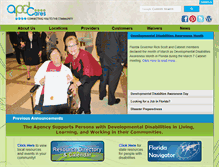 Tablet Screenshot of apdcares.org